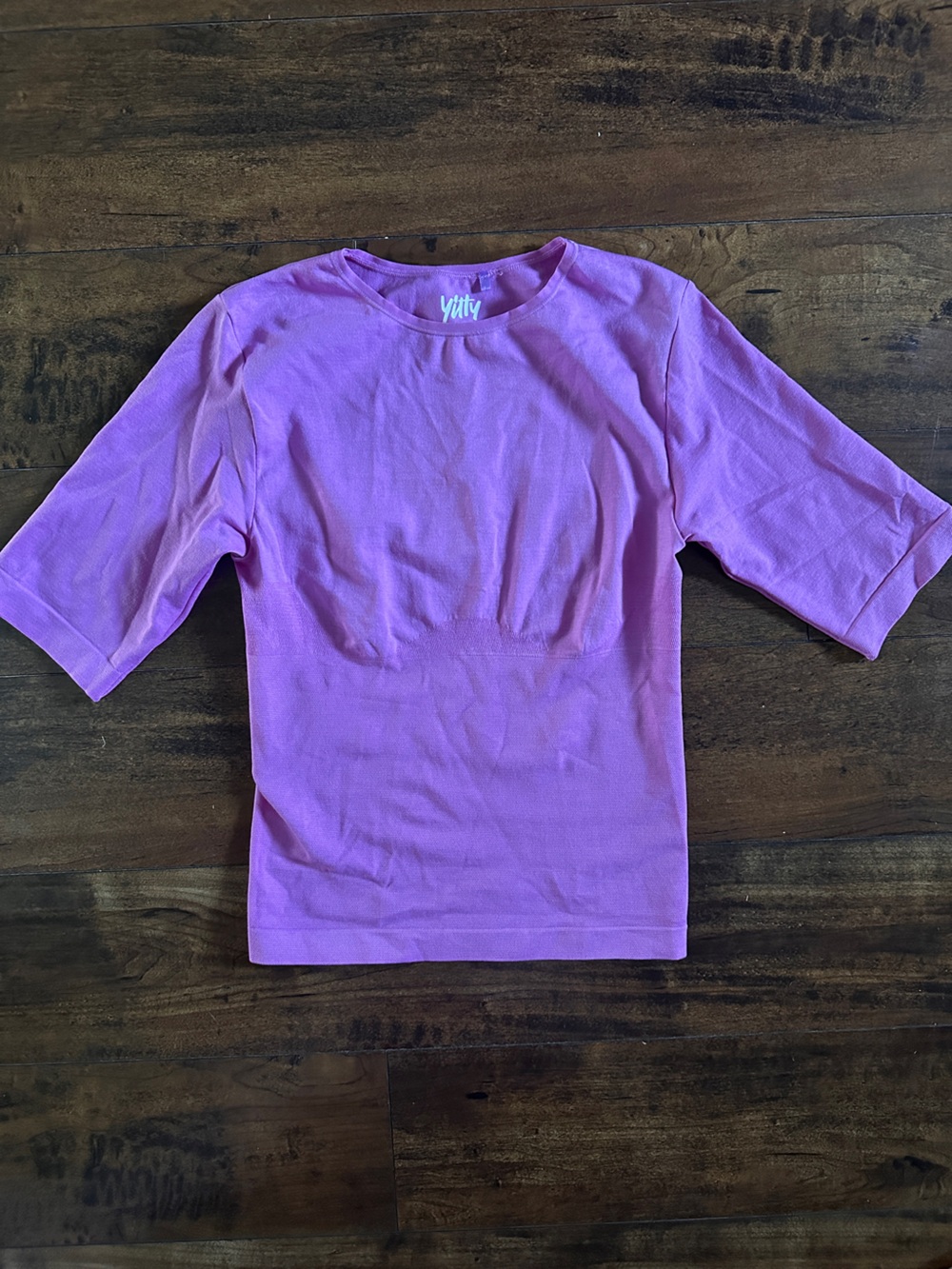 YITTY Purple Short Sleeve Crewneck Tee